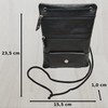 flevado Unisex Versatile Neck Pouch Kids Shoulder Bag Organiser, black,