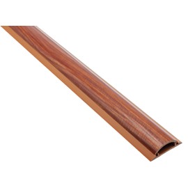 Electriduct Cable Shield Floor Cord Cover CSX-2 PVC Wire Protector 31 Inch - Wood Grain Cherry