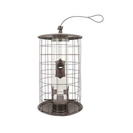 Perky-Pet The Preserve Wild Bird and Finch 3 lb. Metal Wire Cage Bird Feeder 4 Ports