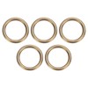 sourcing map 5Pcs H59 Brass O Ring, 1.57" OD. 1.22"