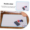 SAFIGLE Double-Sided Lined Whiteboard Dry Erase Board for Boy Girl