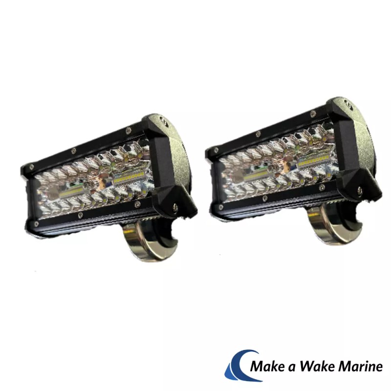 Make A Wake Marine T-Top Tower LED Spreader Lights (x2)