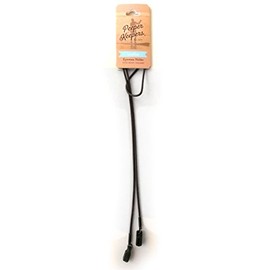 Peeper Keepers Round Leather Eyeglass Retainer in Black