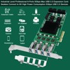 FebSmart Tarjeta PCIE Superspeed 5Gbps USB 3.0 de 8 puertos