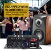 Suacopzar AK-380 - Amplificador de audio para el hogar, Bluetooth