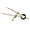 Wing Divider High Accuracy Rust Resistant Gold Adjustable Lockable Leather