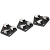 Srliya 3Pcs Trapezoid Diamond Grinder Concrete Grinding Shoes Cutting Tool