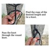 Camping Hammock - Double/Single Size Lightweight Nylon Hammock 660lbs Capacity