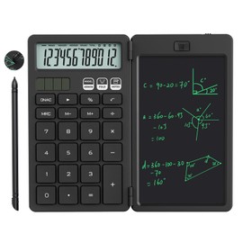 Desk Calculator with Erasable LCD Notepad Calculators ROATEE Desktop Basic Calculators for Middle School Cute Pocket Simple Calculator Office Desk Accessories Supplies Home Office Essential Big Button