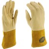 IRONCAT 6021 Pigskin MIG Welding Gloves – Large, Insulated Top Grain Work Safety Gear, Straight Thumb, Kevlar Construction