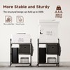 MIXISAV Large Printer Stand with Removable Storage Drawer, Mobile Printer