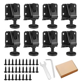 Etmdoeve 8PCS Heavy Duty Leveling Feet, Furniture Levelers Adjustable Table Leg Leveler Workbench Leveling Feet for Furniture, Table, Cabinets, Workbench, Shelving Units and More