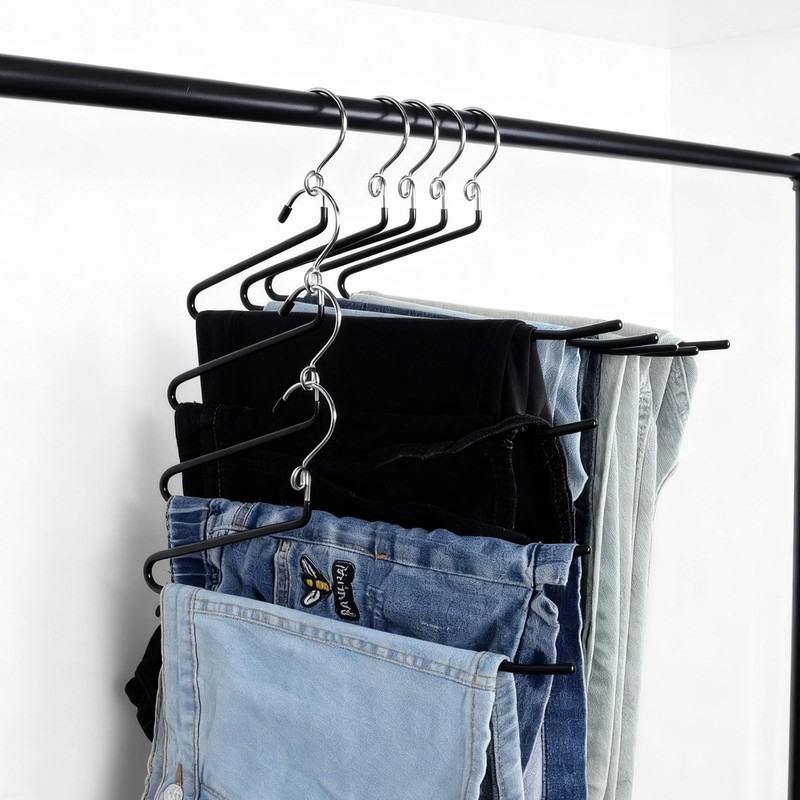 GZQXHOME Pants Hangers Space Saving - 20 Pack Non Slip
