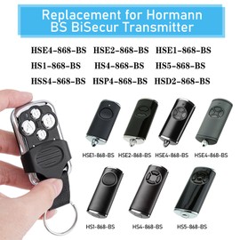 papepe Compatible with HORMANN BiSecur HSE2-868-BS HSE4-868-BS HS5-868-BS Garage Door Remote Gate Opener for GARADOR ProMatic Hand Transmitter with Sliding Protective Cover
