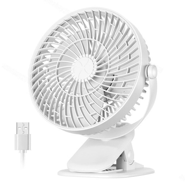 6" USB Desk Clip On Fan Small Air Circulator Portable