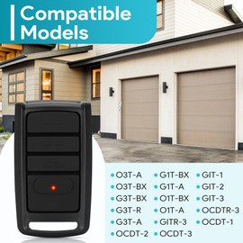 Garage Door Opener Remote O3T-BX 2 Pack