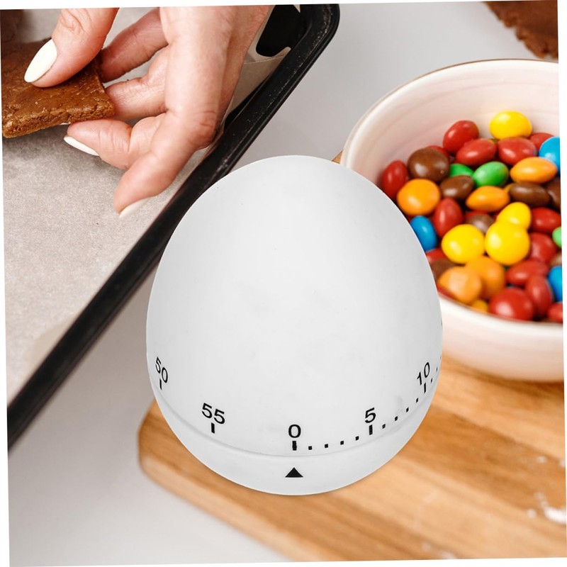 LABRIMP 2pcs Mechanical Egg Timer for Cooking 60 Min Countdown