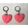 BRUJITA WAX Aretes De Resina De Corazon 38 Mm