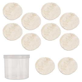 FOMIYES 2sets Loofah Exfoliating Pads for Makeup Removal Reusable Facial and Skin Care Wash Sponges for Daily Cleansing and Travel Use Gentle Skin and 11pcs*2