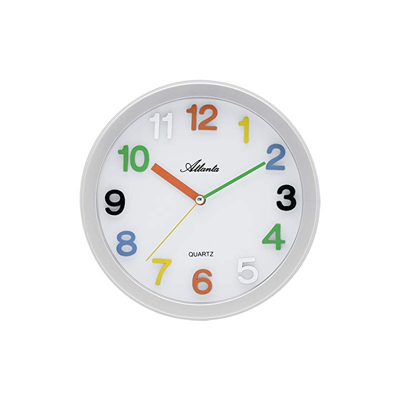 Atlanta Wall Clock Analogue White 4352