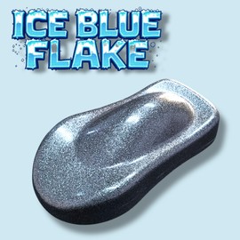 LiME LiNE Automotive Metal Flake Basecoat - No Reducer Needed - Ready to Spray (Ice Blue, 1 Pint)
