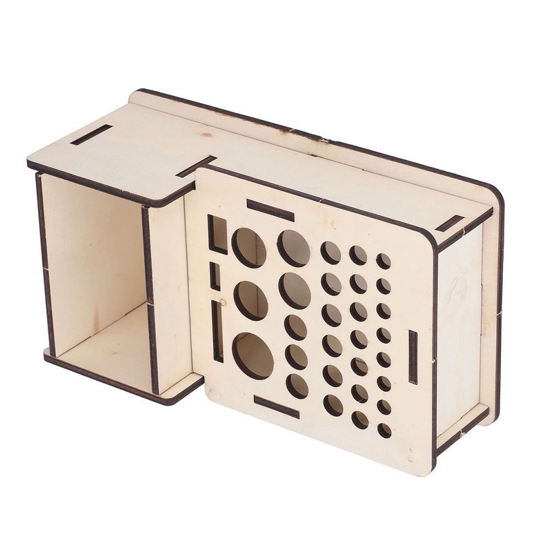 Leather Tools Storage Box Shelf Beech Leathers Craft Rack Stand