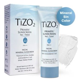 Tizo 2 Protector Solar Facial Mineral SPF 40 Sin Color Antioxidantes 50g                                                                              