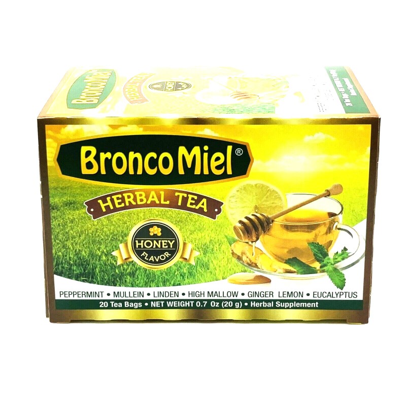 Bronco Miel Honey Herbal Tea – 3 Pack – 20