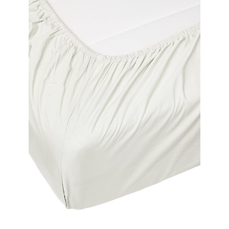 Essenza Premium Percale Oyster Fitted Sheet 160 x 200 cm
