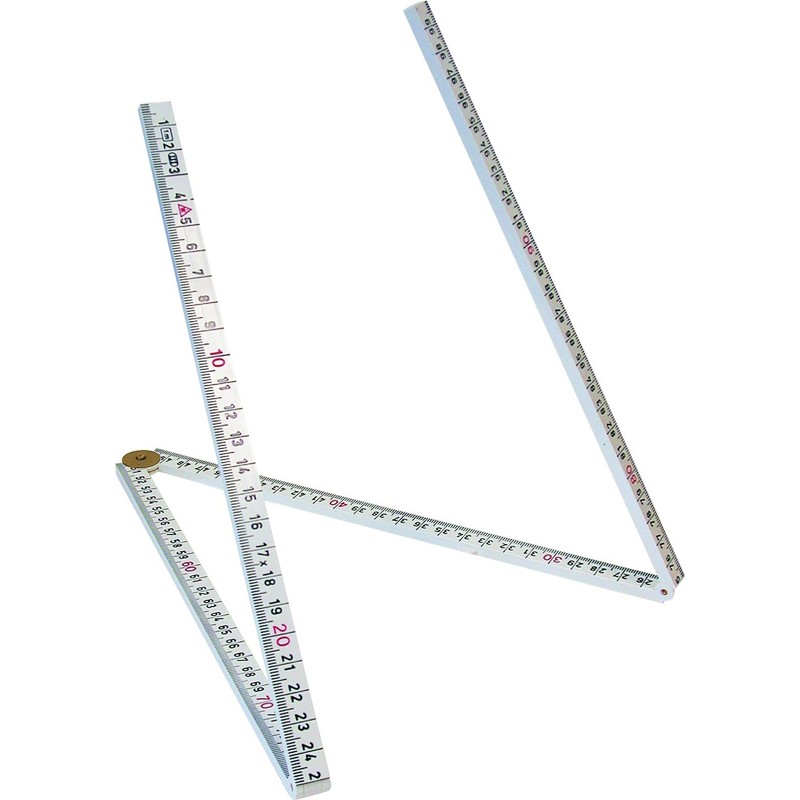 Hultafors 201004"G59-1-4-12 VI" Folding Rule - White