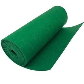 EDGEAM Felt Fabric Felt Roll 30 cm x 250 cm Craft Felt Polyester Felt 3 mm Thick for Felt Underlay Decorative Felt Mat DIY Storage Bag Patchwork Sewing Felt for Crafts (Green, 30 cm x 250 cm)
