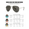 Pro Acme Polarized Aviator Sunglasses for Men and Women 100%