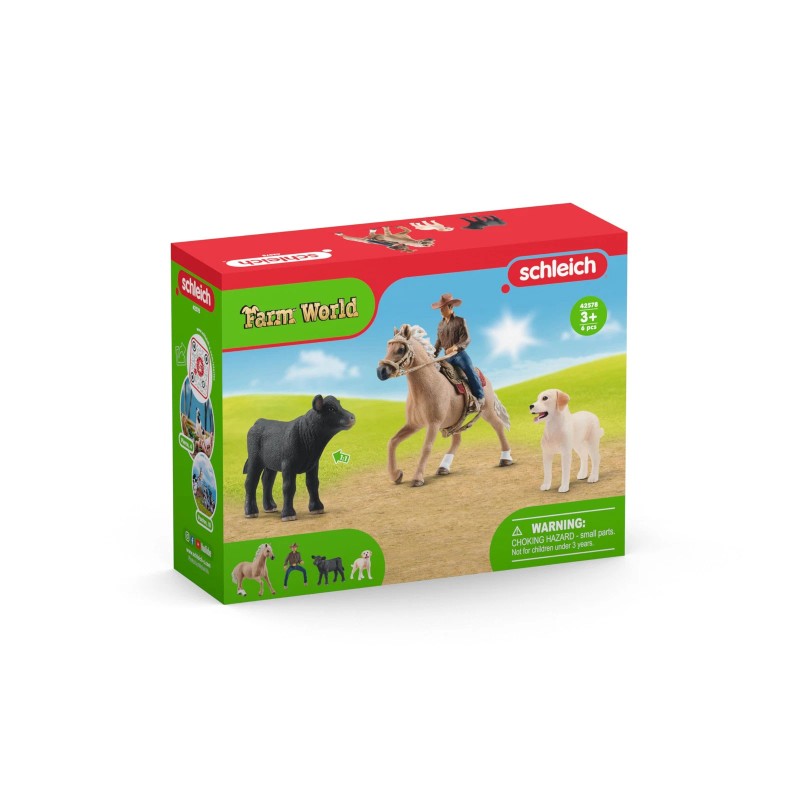 Farm World Schleich Farm World, Rodeo Toy for Kids, Western