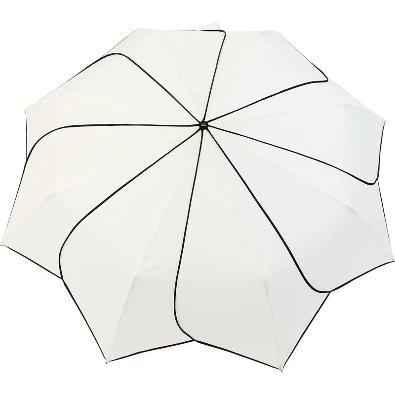 Pierre Cardin Sunflower Women's Automatic Pocket Umbrella, black, Elegant