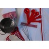 Making Believe Kids Red/White Chef Jacket & Hat Play Set