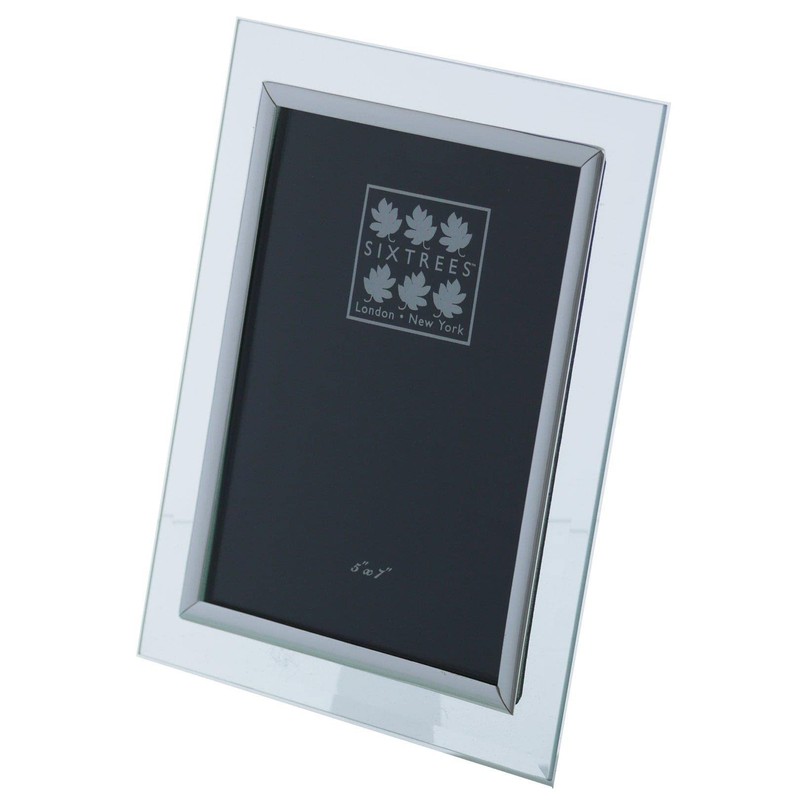 Sixtrees ST126-68 Flat Bevelled Glass 8x6 inch Photo Frame with