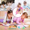 SANNIX 6 Stück Bleistiftgriffe für Kinder Handschrift, Stifthalter für Kinder,