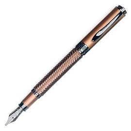 Monteverde Innova Formula M Fountain Pen, Bronze - Broad Nib, Durable PVD Coating, Refillable, JoWo Stainless Steel Nib, Premium Gift Box