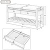 Brisca Solid Wood Shoe Rack with Cushioned Seat and 2