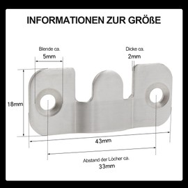 TONAUP Picture Frame Hanger, 20 Pieces Interlocking Picture Hanger, Heavy Duty Photo Frame Hanging Hooks Furniture Connector for Home Office Photo Picture Painting Display Art Gallery Wall Mount