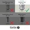 ElekTek Brass B22 Batten 67mm Base BC Bayonet Cap Lamp