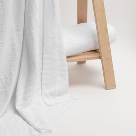 Islamic Men's Ihram Set for Hajj Umrah - 1 Set of 2 Pieces - Ehram Ahram Seamless Viscose Made from Bamboo + Cotton Towels 110 x 220cm (Ihram Only)