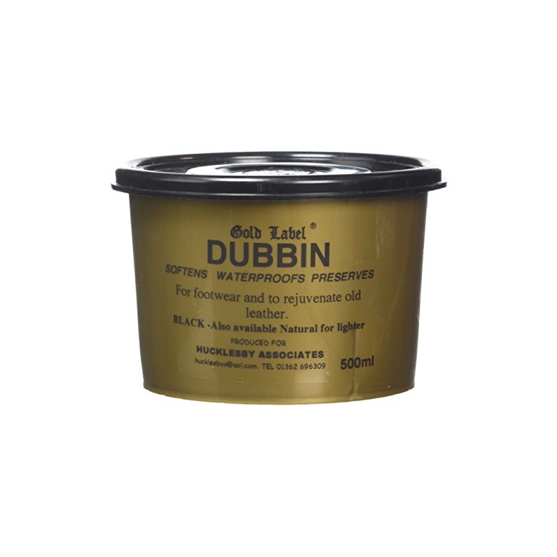 Gold Label Dubbin Softens, Waterproofs & Preserves Leather, Horse Tack,
