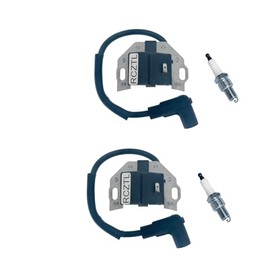 RCZTL 21171-0743 Ignition Coil Pack 2Pcs Replaces 21171-0738, 21171-7047, 21171-0711 Fit Kawasaki FR651V FR691V FR730V FX651V FX691V FX730V FX751V FX801V FX850V FX921V For John Deere X300-X500