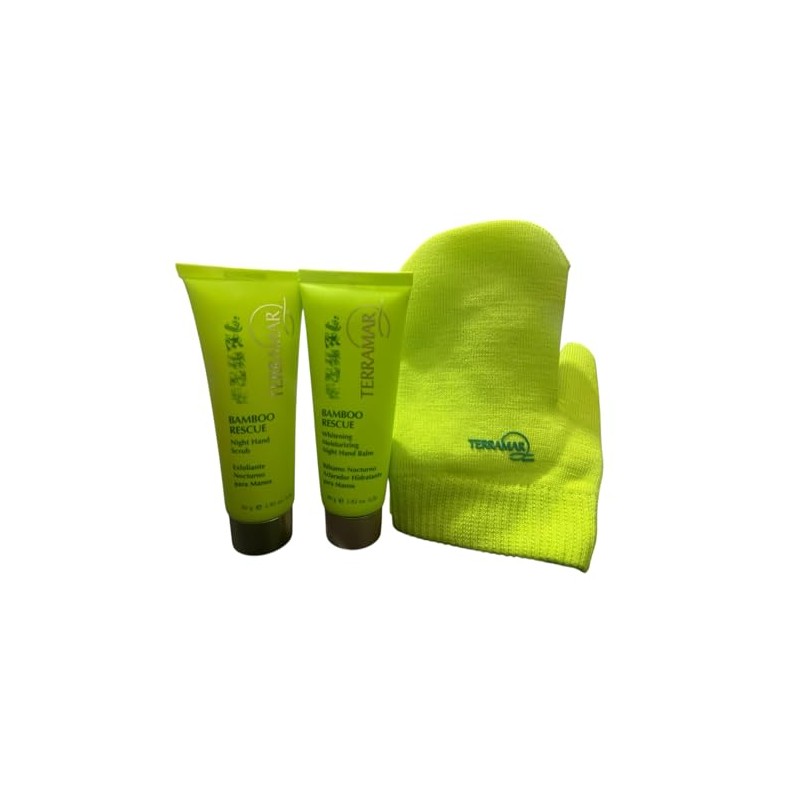 Set Exfoliante Y Bálsamo Humectante Manos Terramar + Regalo Guantes
