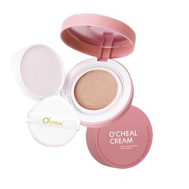 O'CHEAL CC Cream Pillow Foundation Long Lasting Moisturising Concealer BB Cream for Face Make-Up 15 g 02# Natural