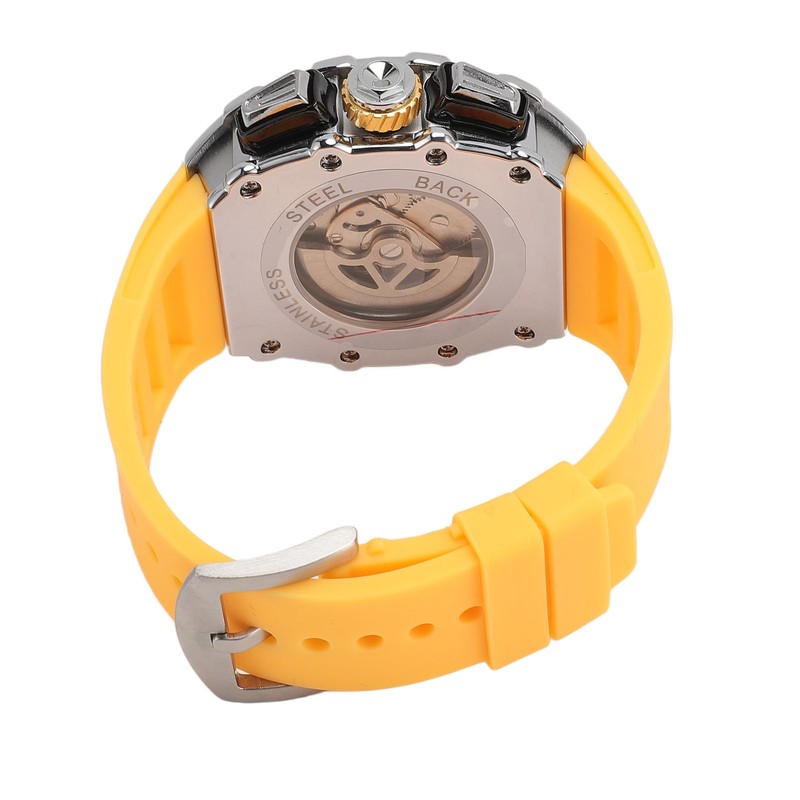 Men Mechanical Watch 30M Waterproof Dial Hollow Automatic Mechanical Wrist