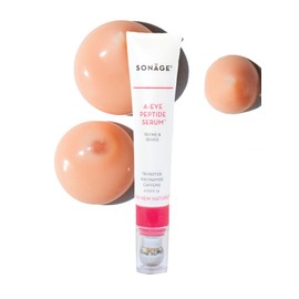 Sonage A-Eye Peptide Serum: for Dark Circles, Puffiness, Under Eye Bags, Wrinkles & Fine Lines | Anti-aging Serum for Eyes