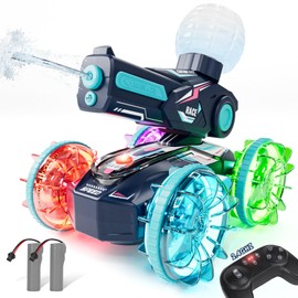 Lehoo Castle Amphibious Remote Control Car, 4WD RC Cars for Boys for Boys Age 8-12 with Water Gun, Remote Control Boat for Kids, Toys for 6 7 8 9 Year Old Boy