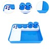 Perfeclan Instrument Tray Multi Purpose Equipment Organizer Compact Prep Tray